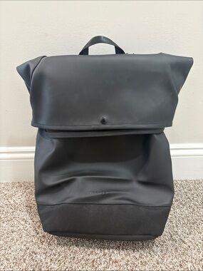 Tretorn Black Roll-Top Backpack
